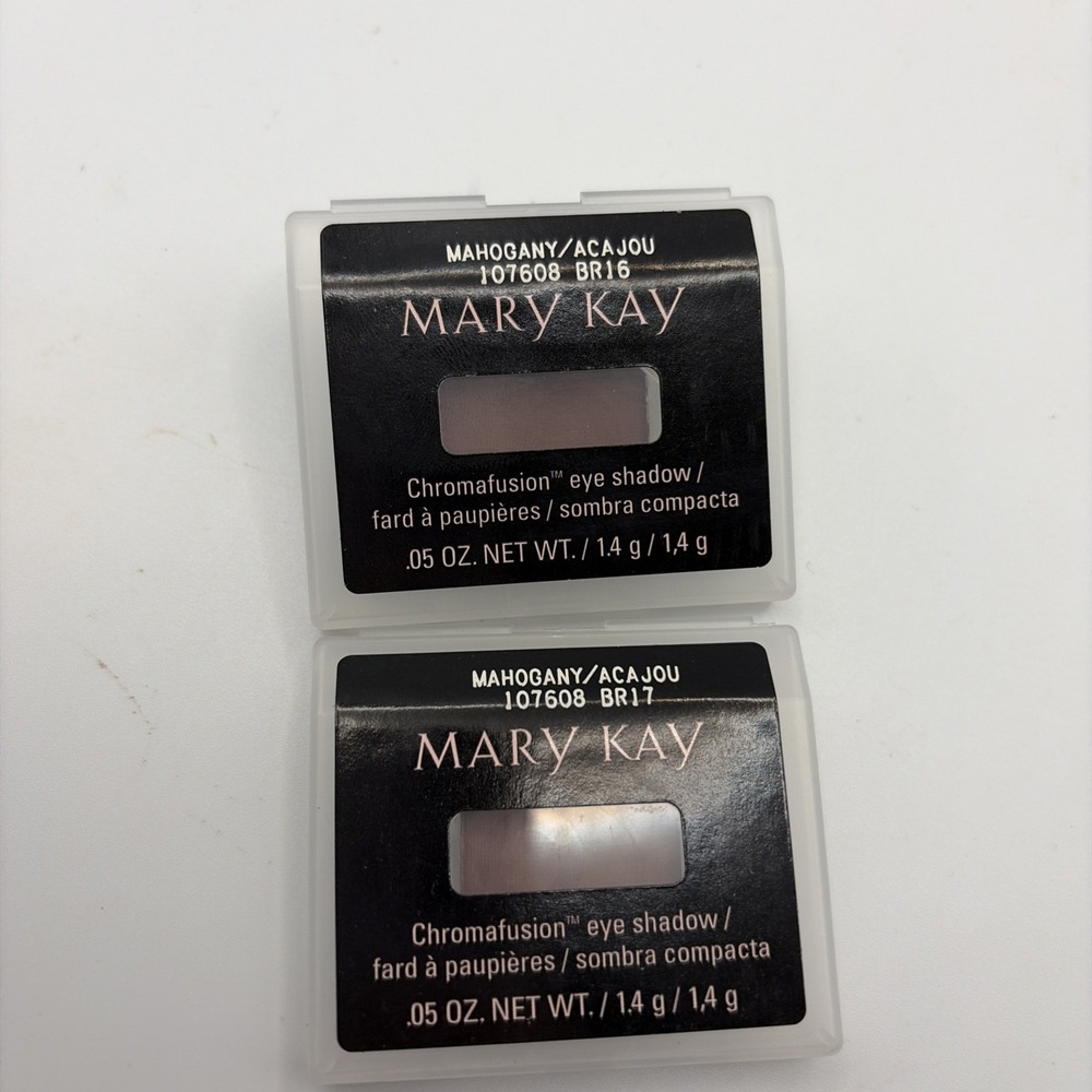 Mary Kay CHROMAFUSION EYE SHADOW 0.05 Oz Mahogany 107608 Lot Of 2 New